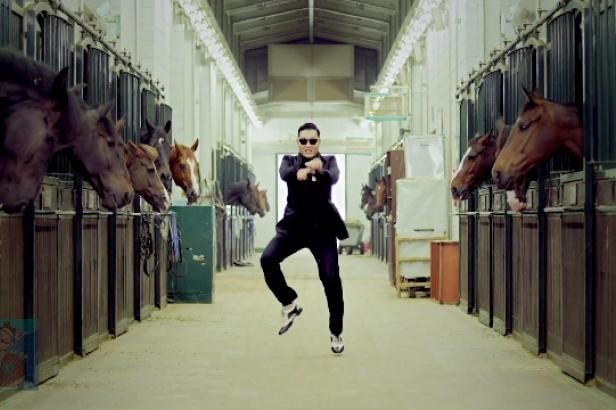 Extrait du clip de Psy, Gangnam Style